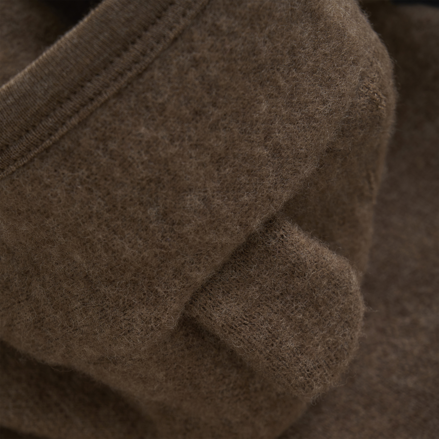 Fixoni Baby Heldragt i merinould - Rain Drum Melange