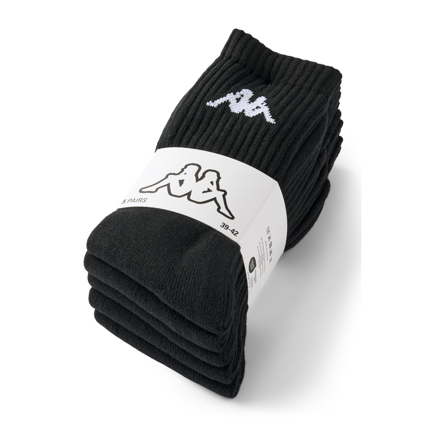 Kappa Unisex Sportsstrømper - Black