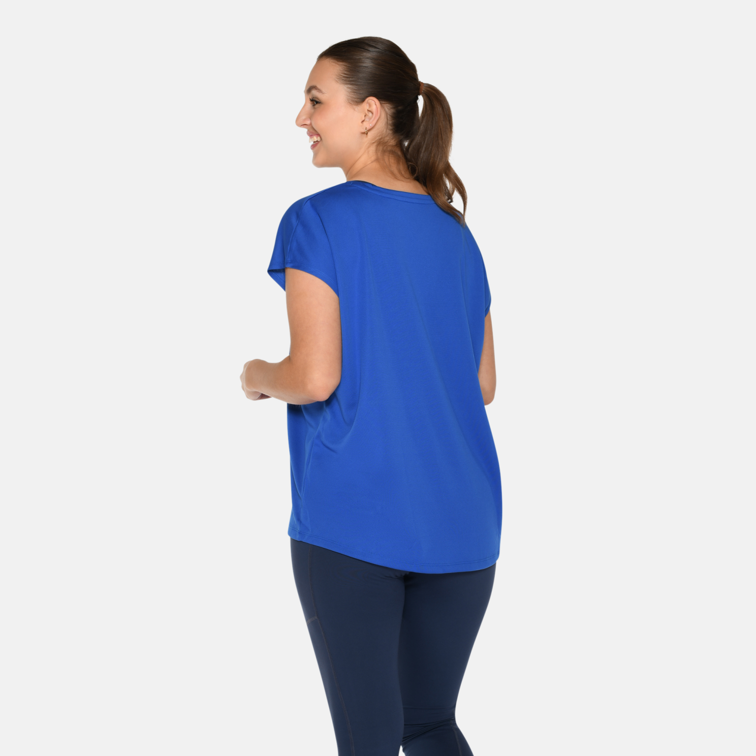 Zebdia Dame Trænings t-shirt - Cobalt