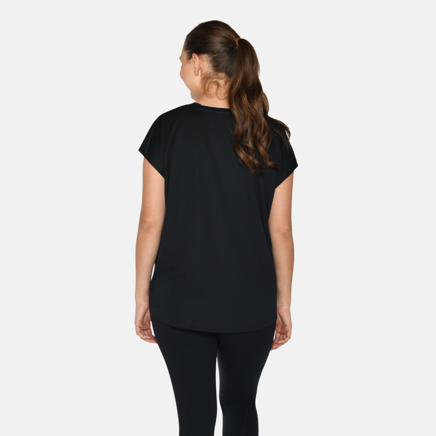 Zebdia Dame Trænings t-shirt - Black