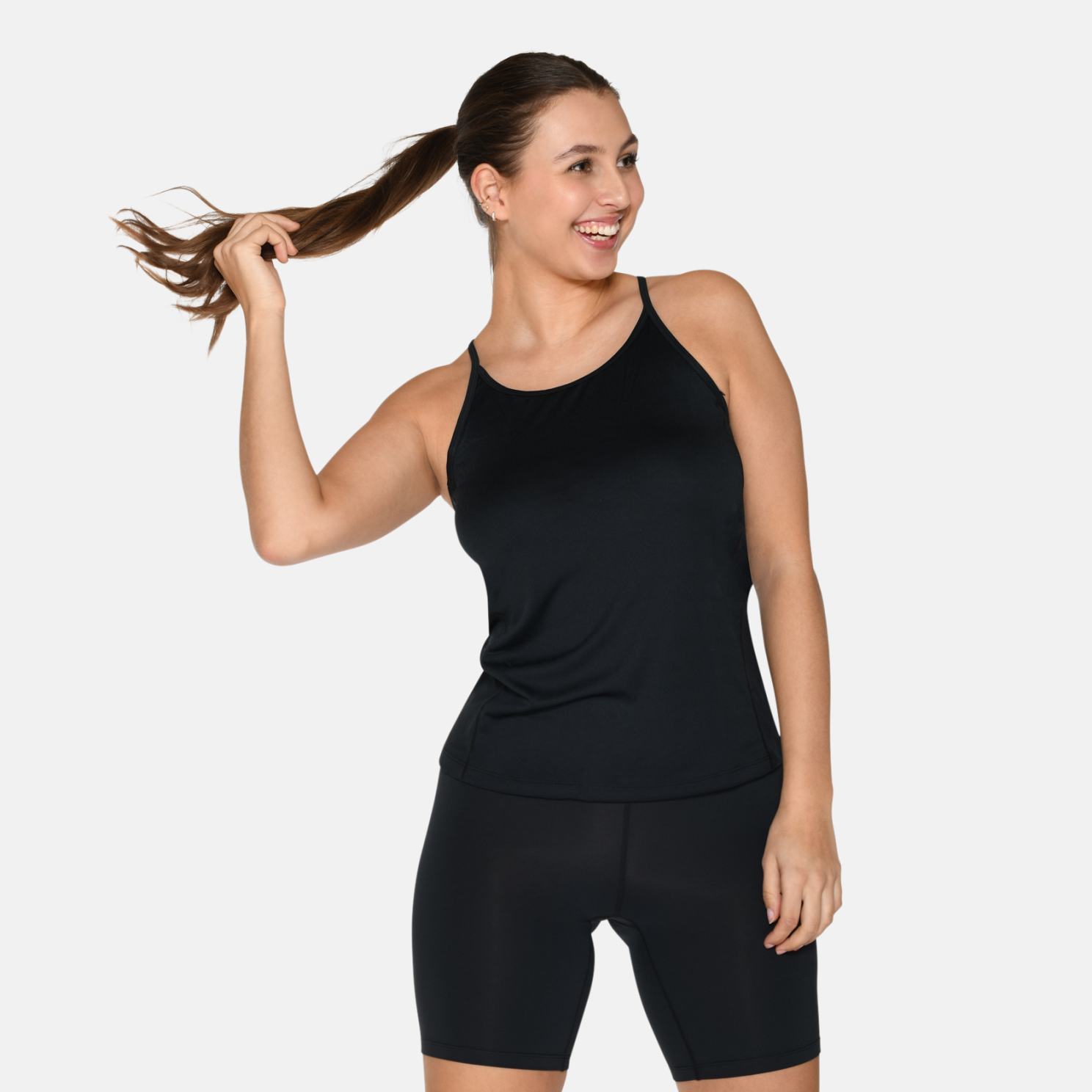 Zebdia Dame Top - Black