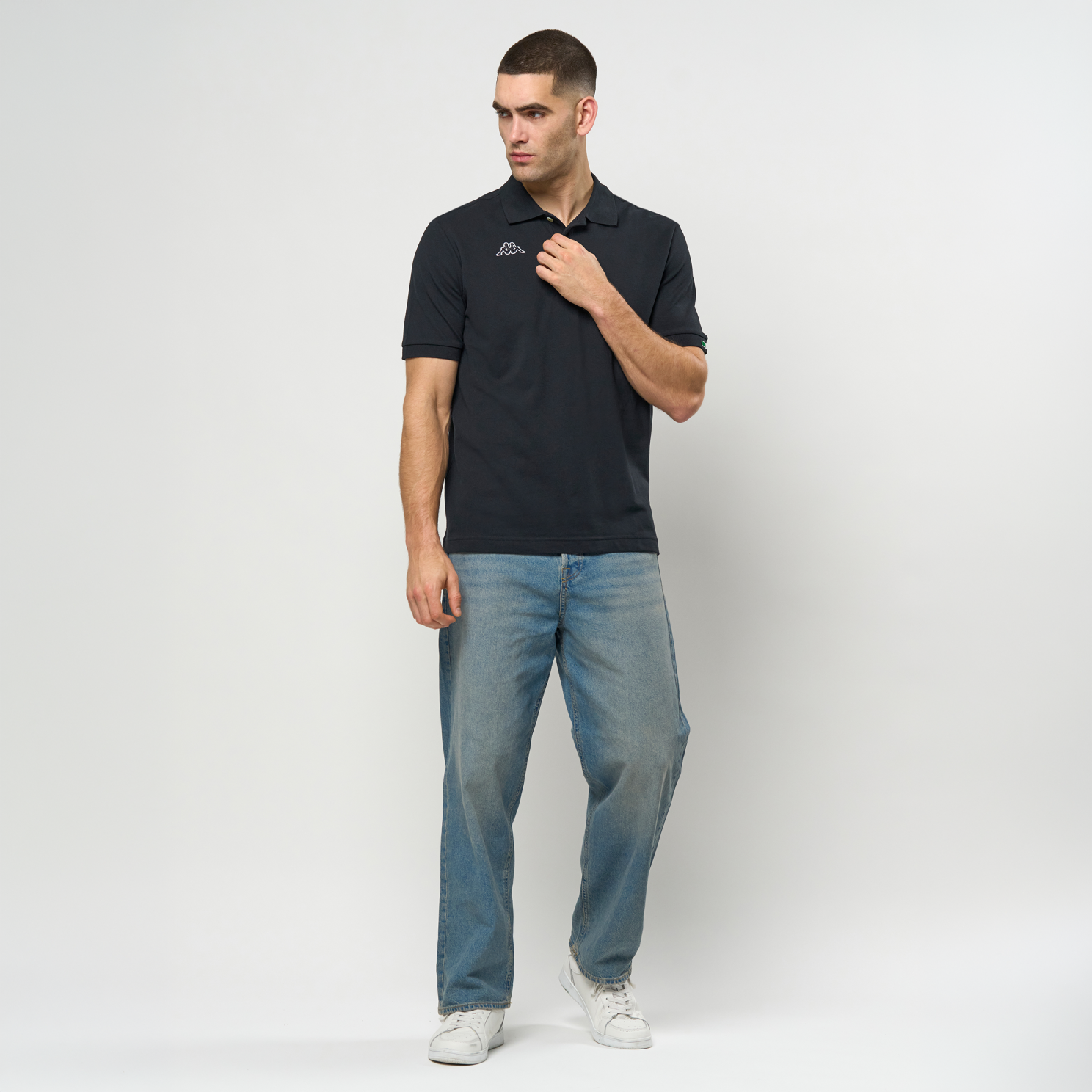 Kappa Herre Polo - Sort