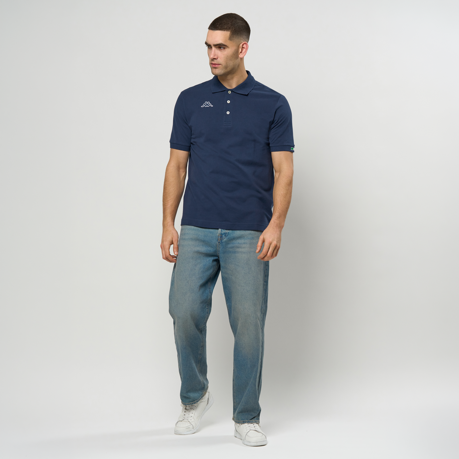 Kappa Herre Polo - Blue Marine