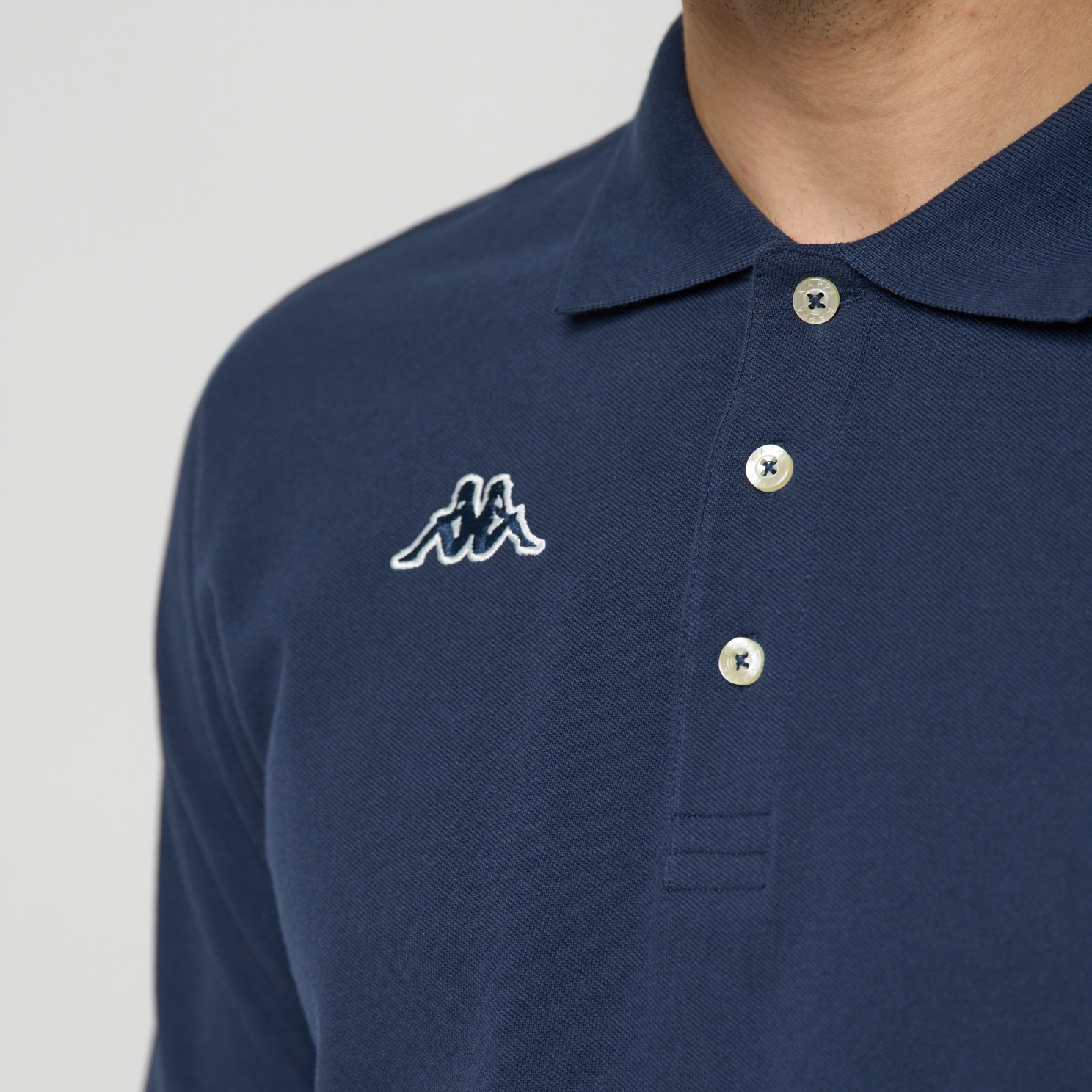 Kappa Herre Polo - Blue Marine