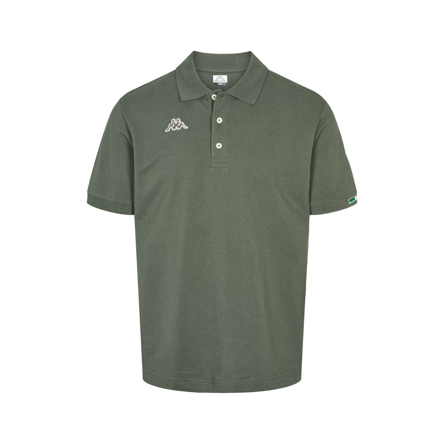 Kappa Herre Polo - Green Blackish