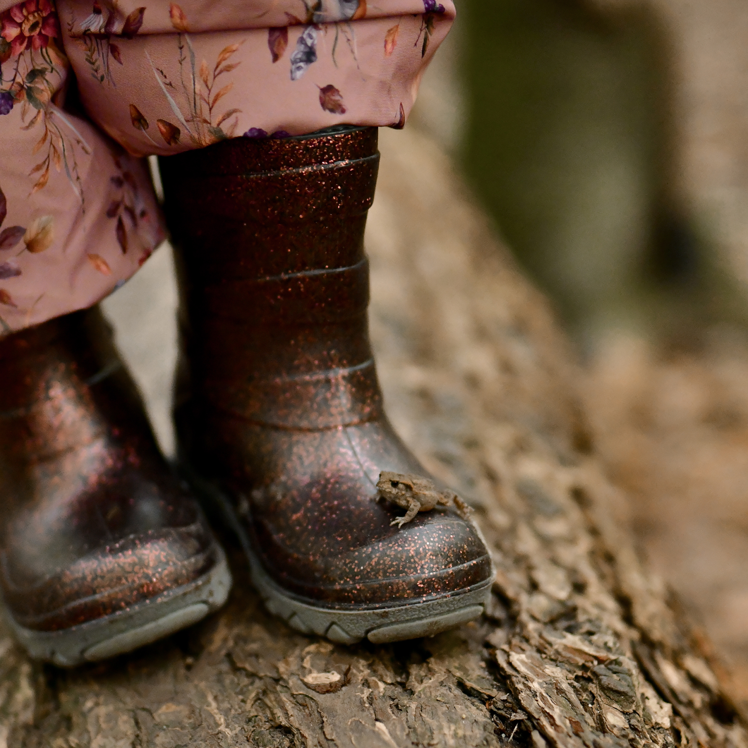 Mikk-line Pige Termostøvler m. glimmer - French Roast