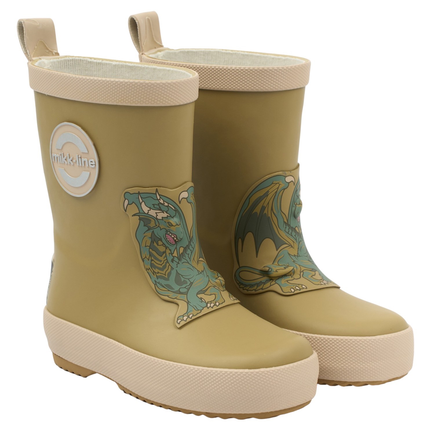 Mikk-line Børne Gummistøvler - Kelp