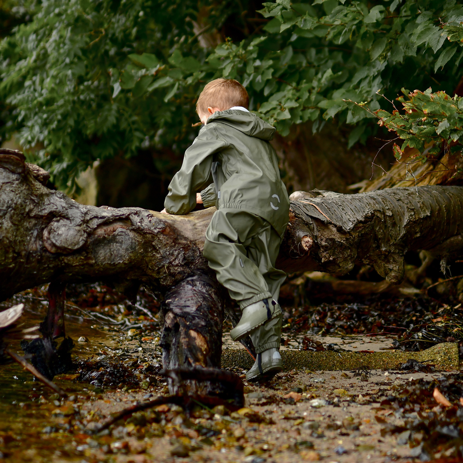 Mikk-line Børne Gummistøvler - Dusty Olive