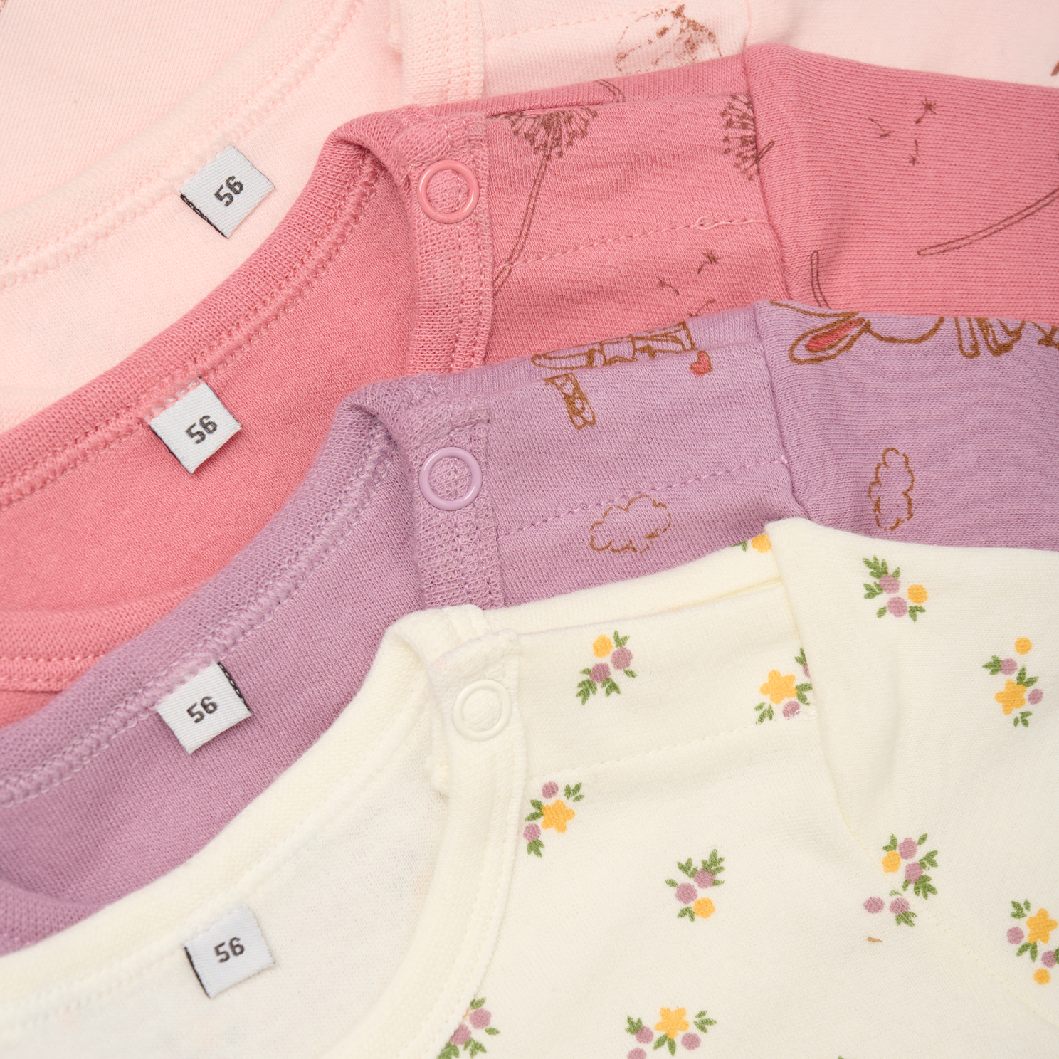 Pippi Baby Body - Dusty Rose