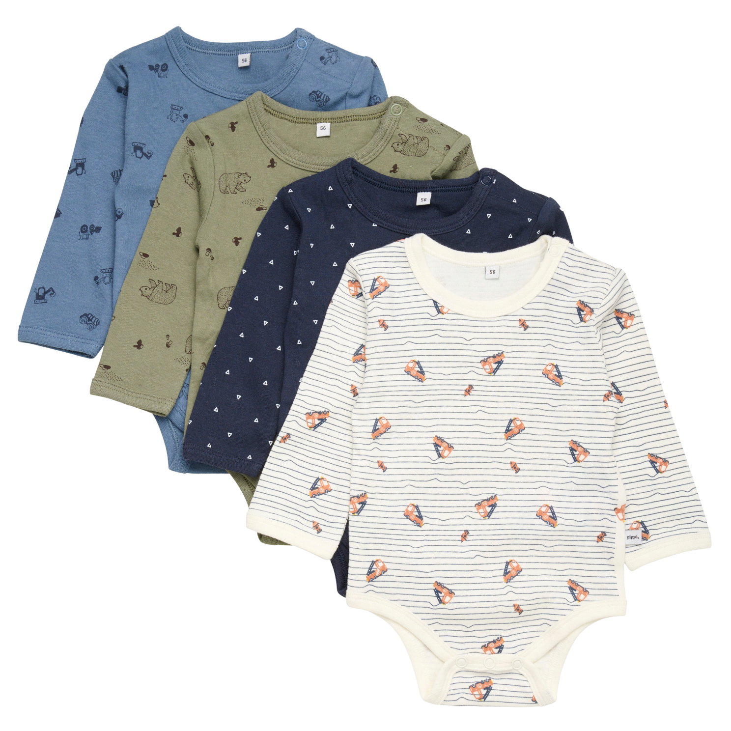 Pippi Baby Body - Deep Lichen Green