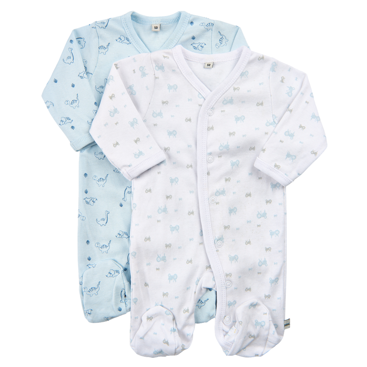 Pippi Børne Natdragt - Light Blue