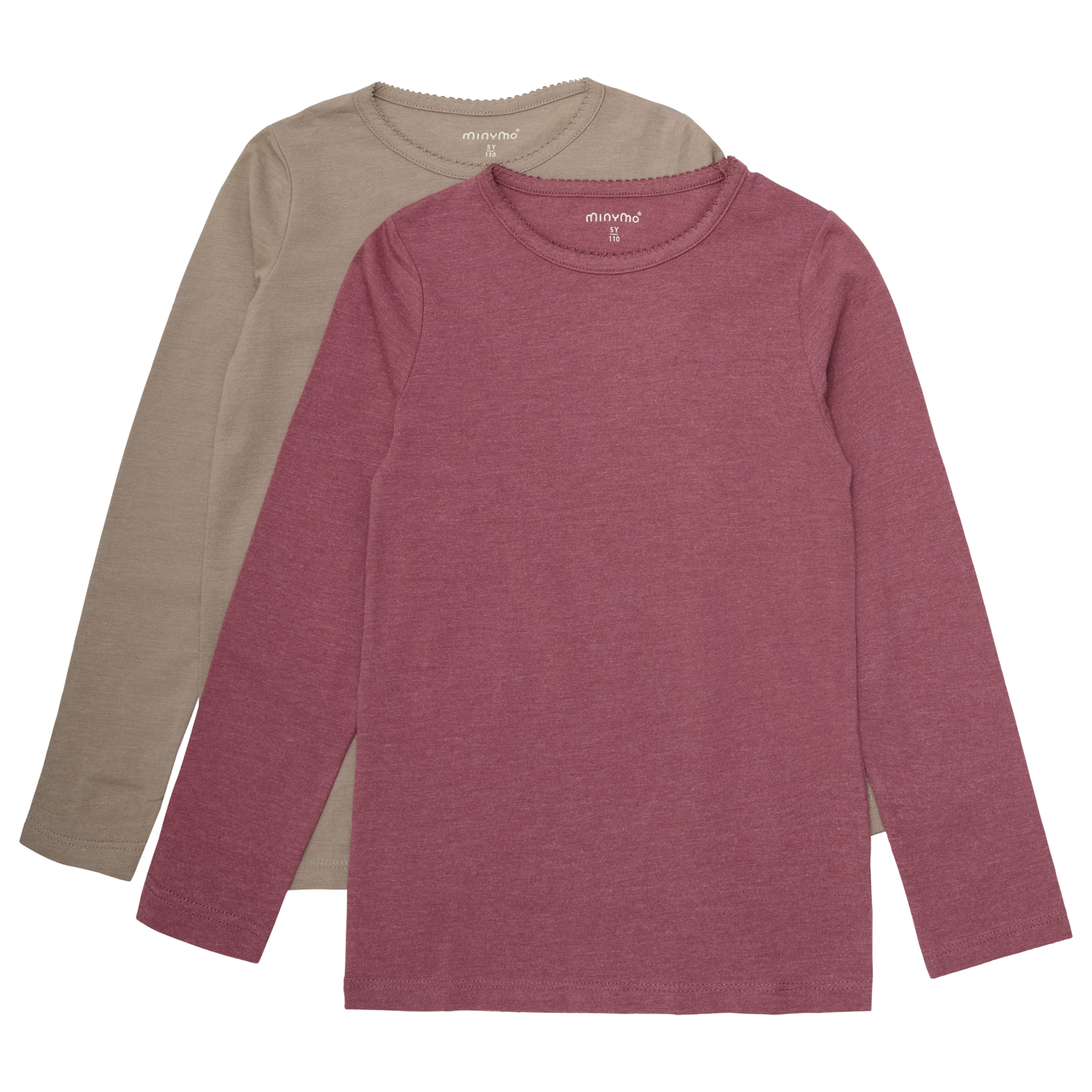 Minymo Pige Langærmet t-shirt - Apple Butter