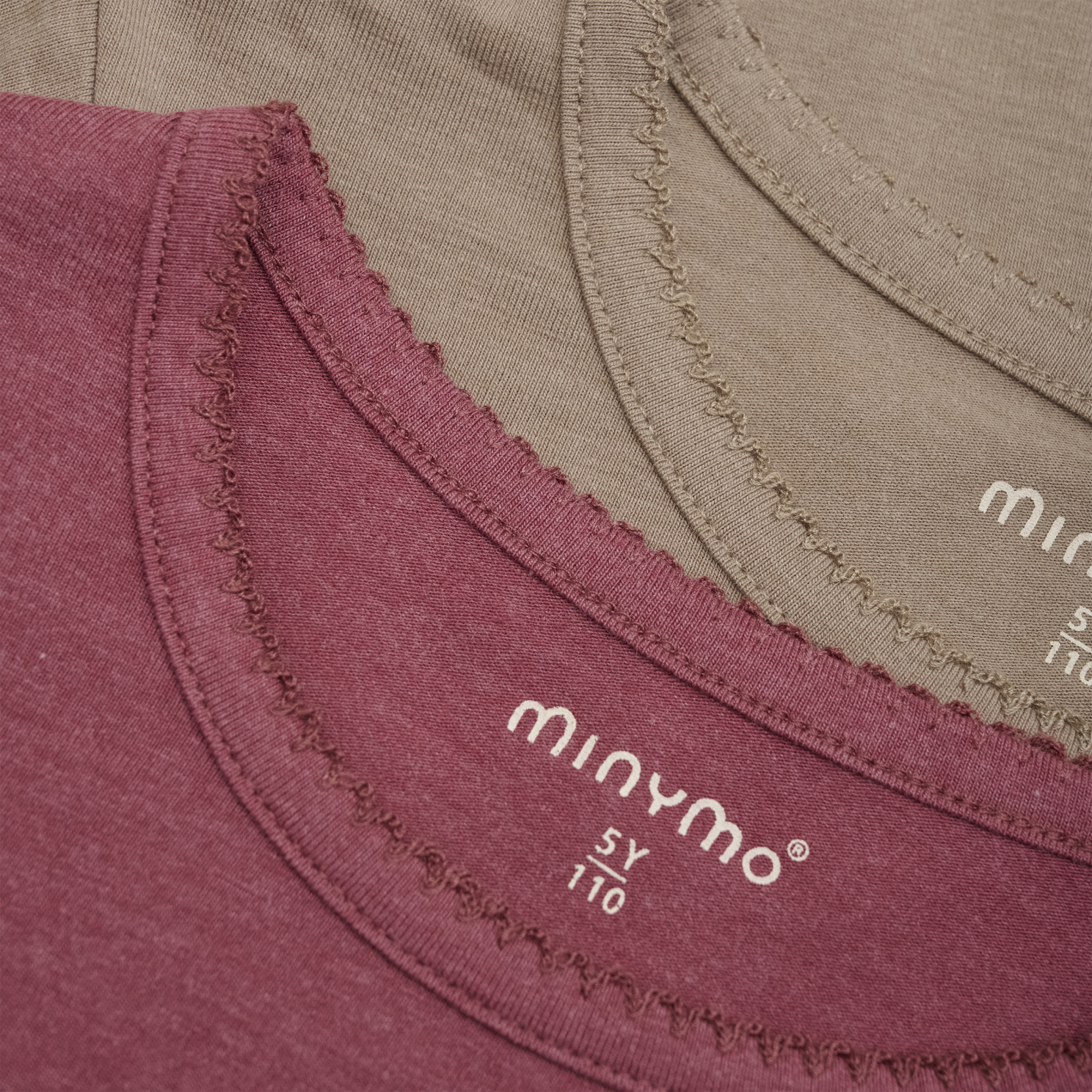 Minymo Pige Langærmet t-shirt - Apple Butter