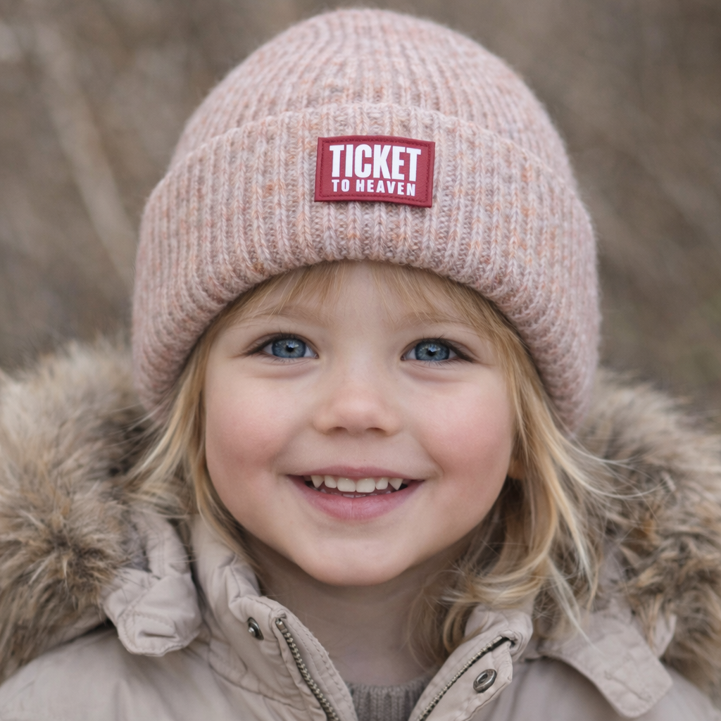 Ticket To Heaven Børne Hue - Dusty Rose