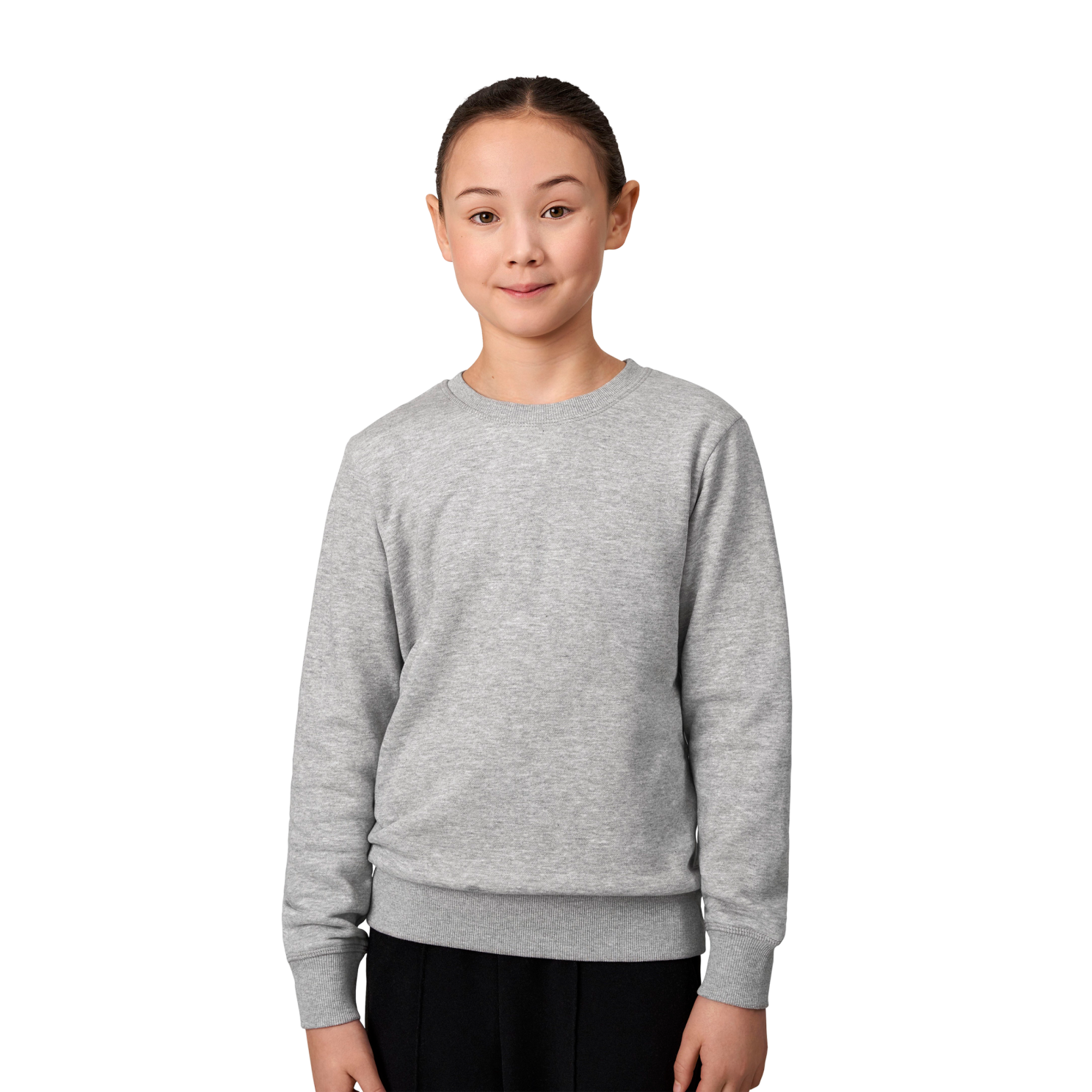 ID CORE Børne Sweatshirt - Grå Melange
