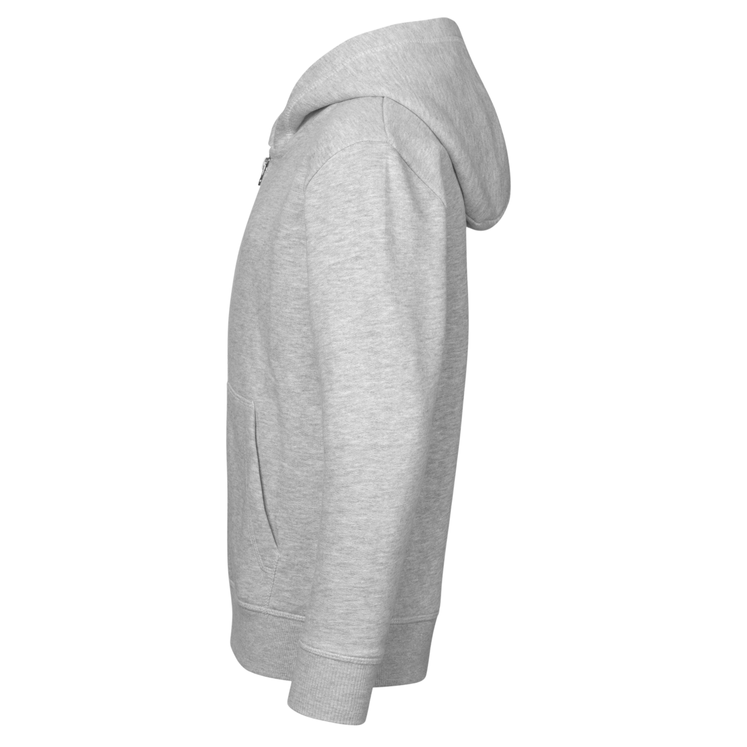 ID Core Zip Børne Hættetrøje - Grå Melange