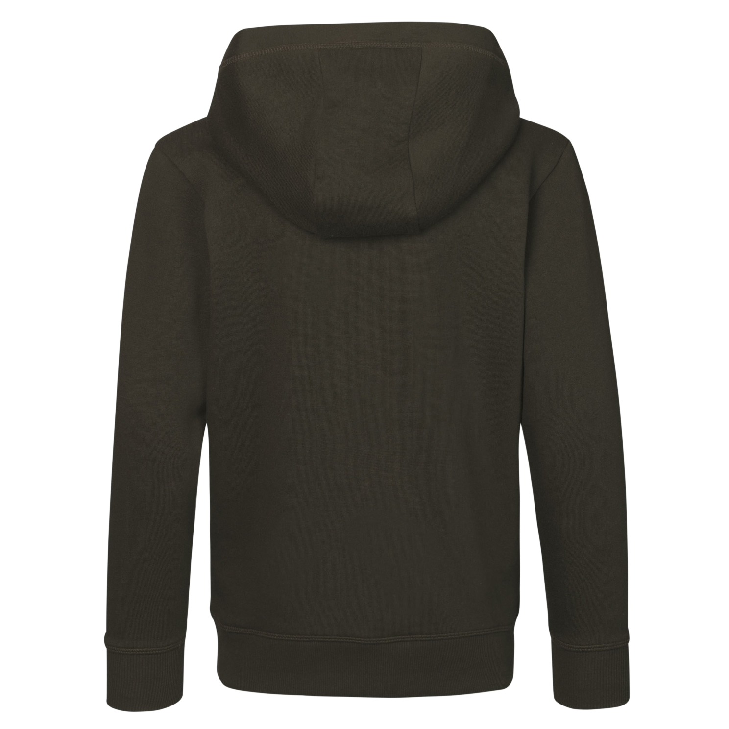 ID Core Zip Børne Hættetrøje - Oliven