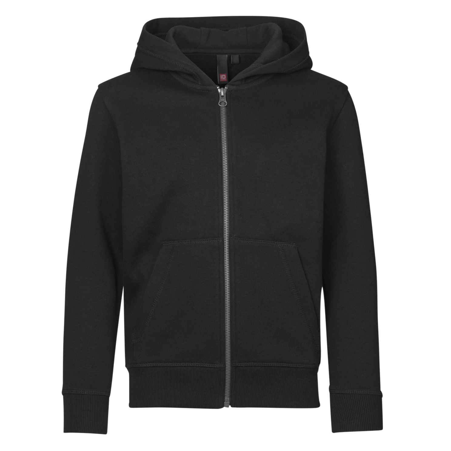 ID Core Zip Børne Hættetrøje - Sort