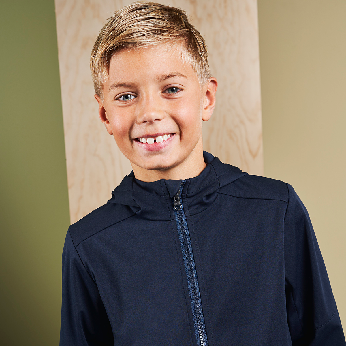 ID Tech Børne Softshell Jakke - Navy
