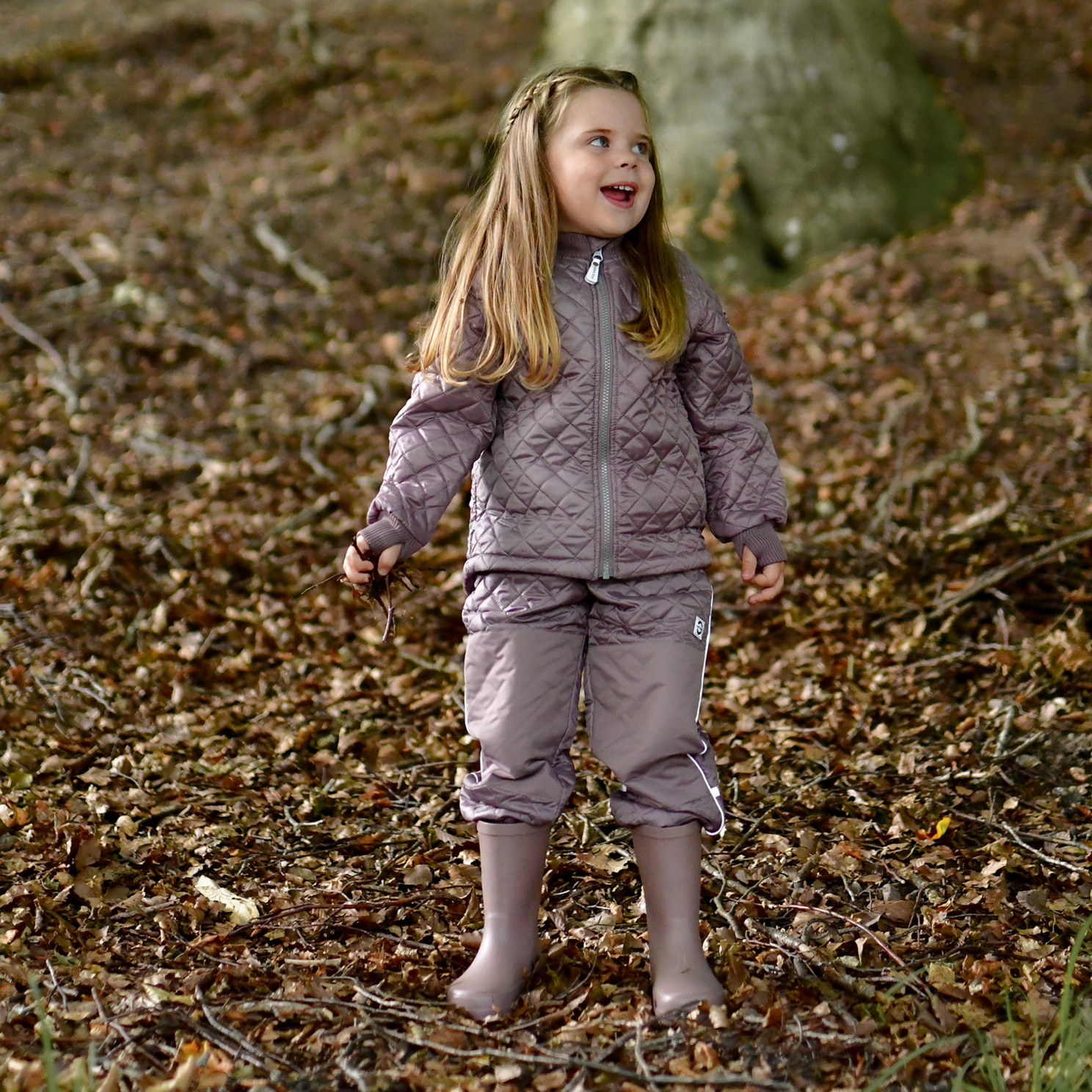 Mikk-line Børne Termosæt - Twilight Mauve