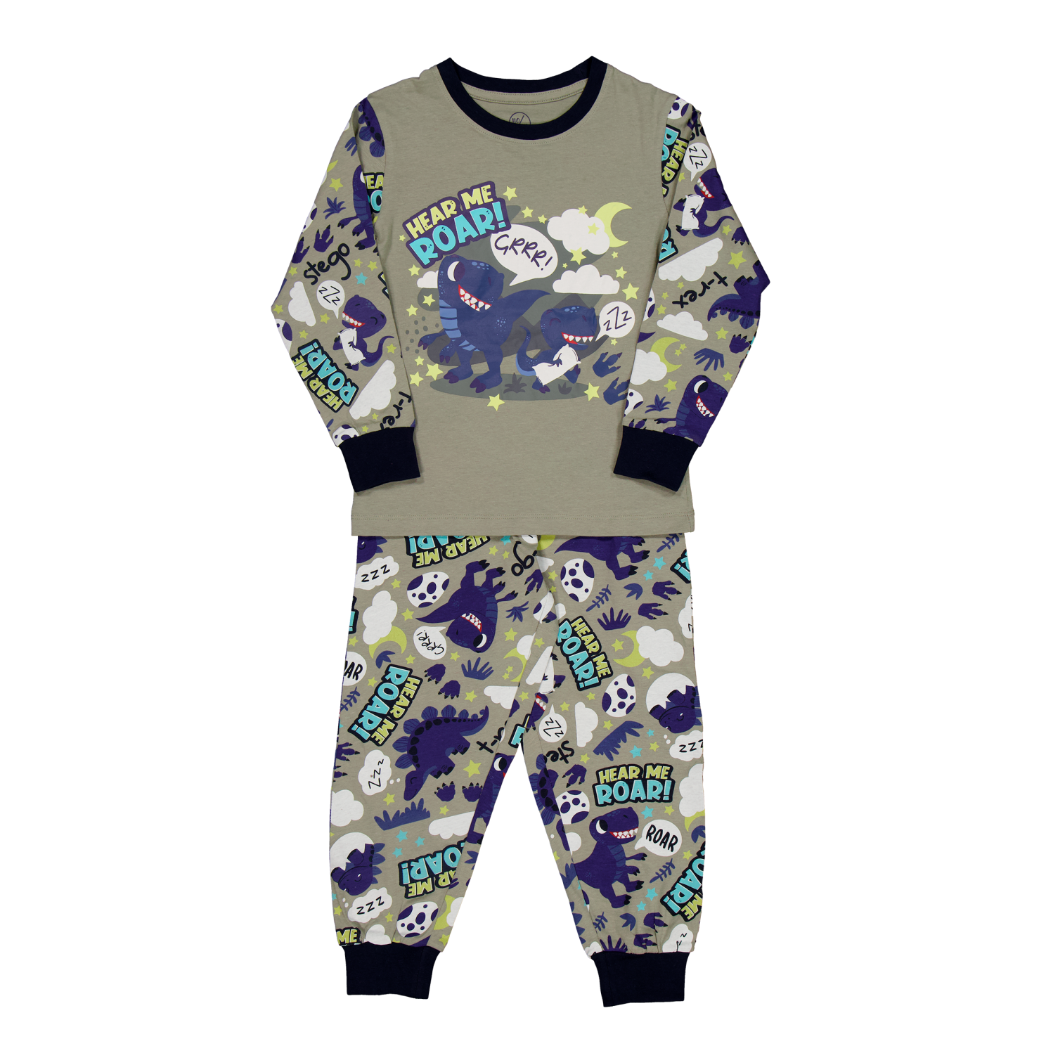 Crossbow Børne Nattøjssæt - Green