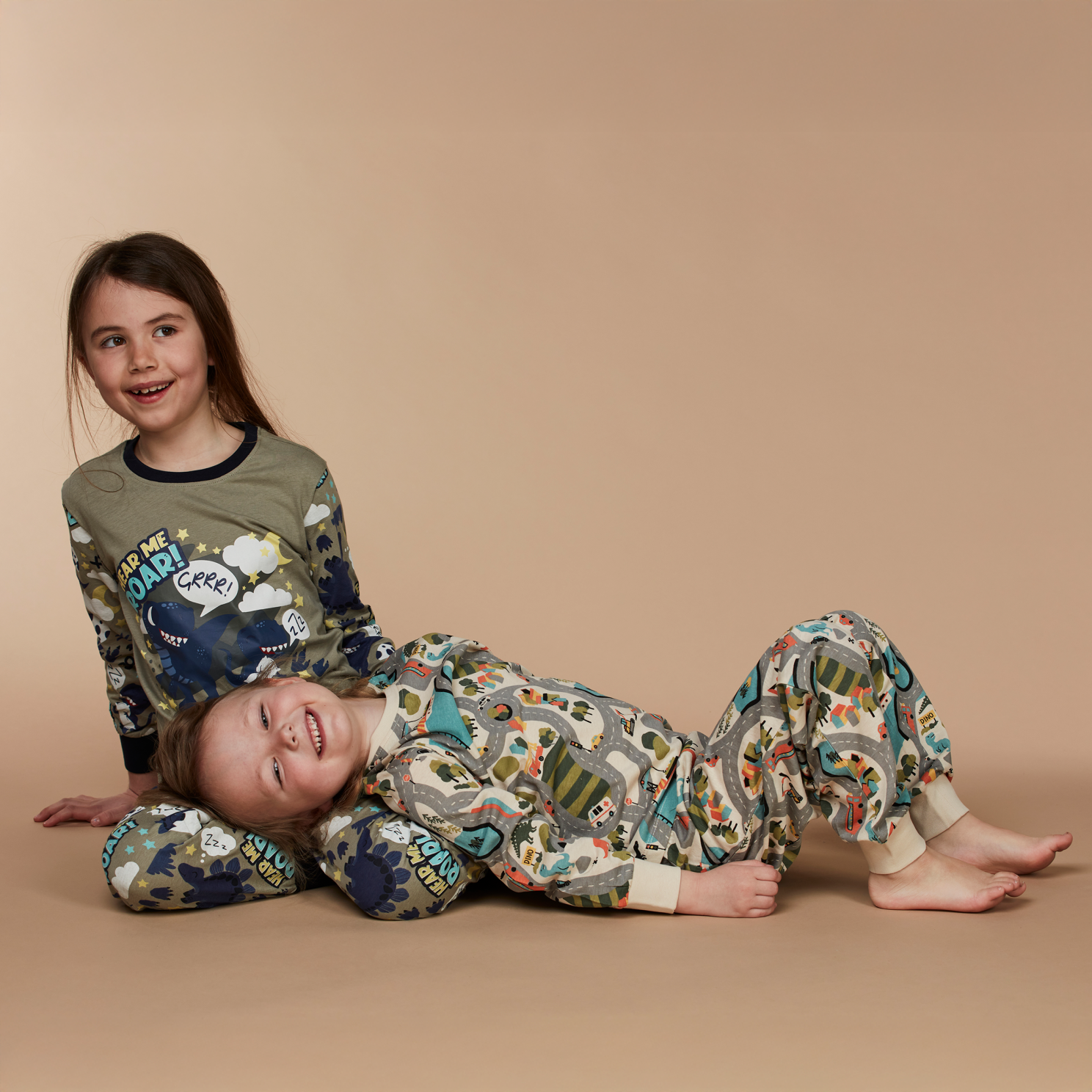 Crossbow Børne Nattøjssæt - Beige