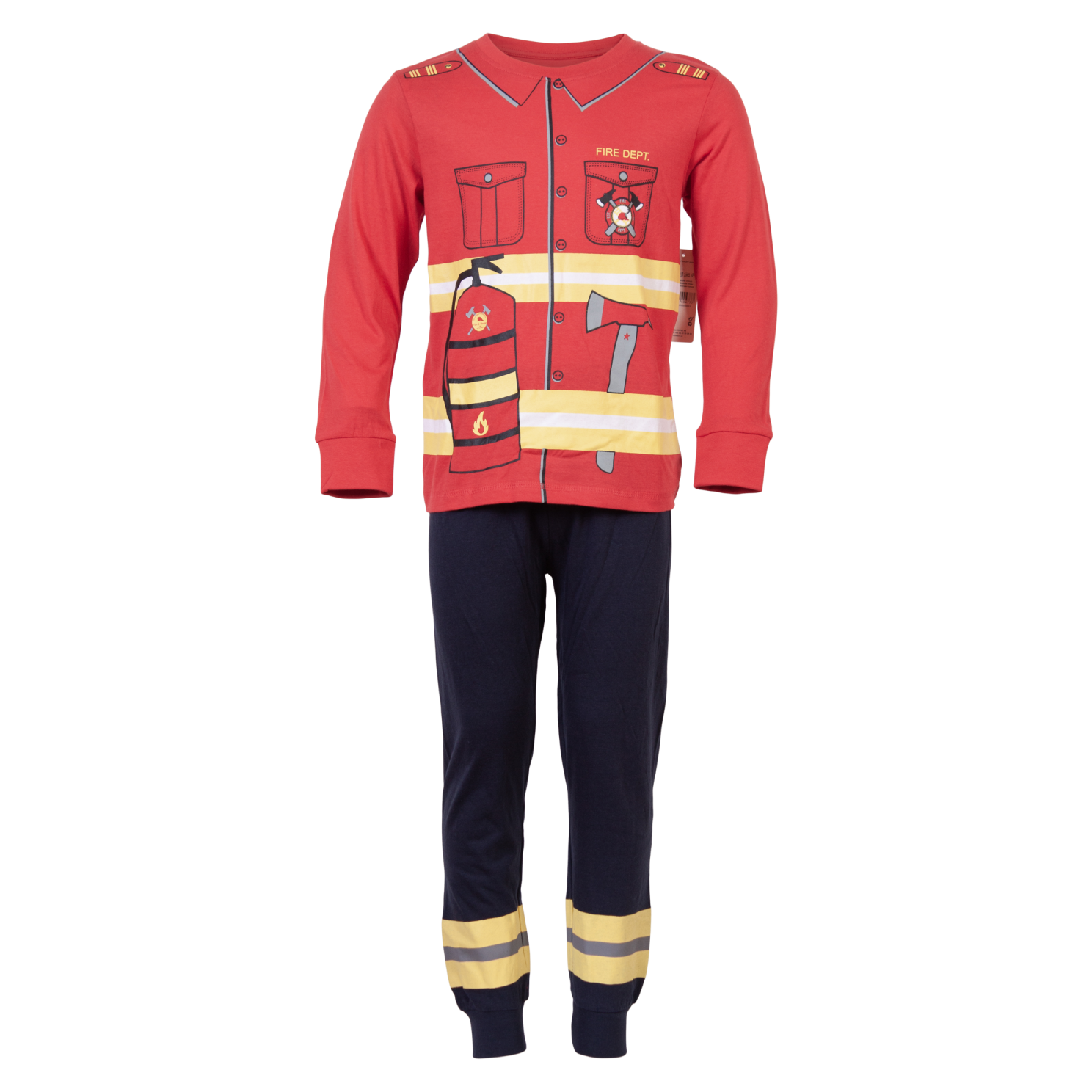 Crossbow Brandmand Børne Nattøjssæt - Red