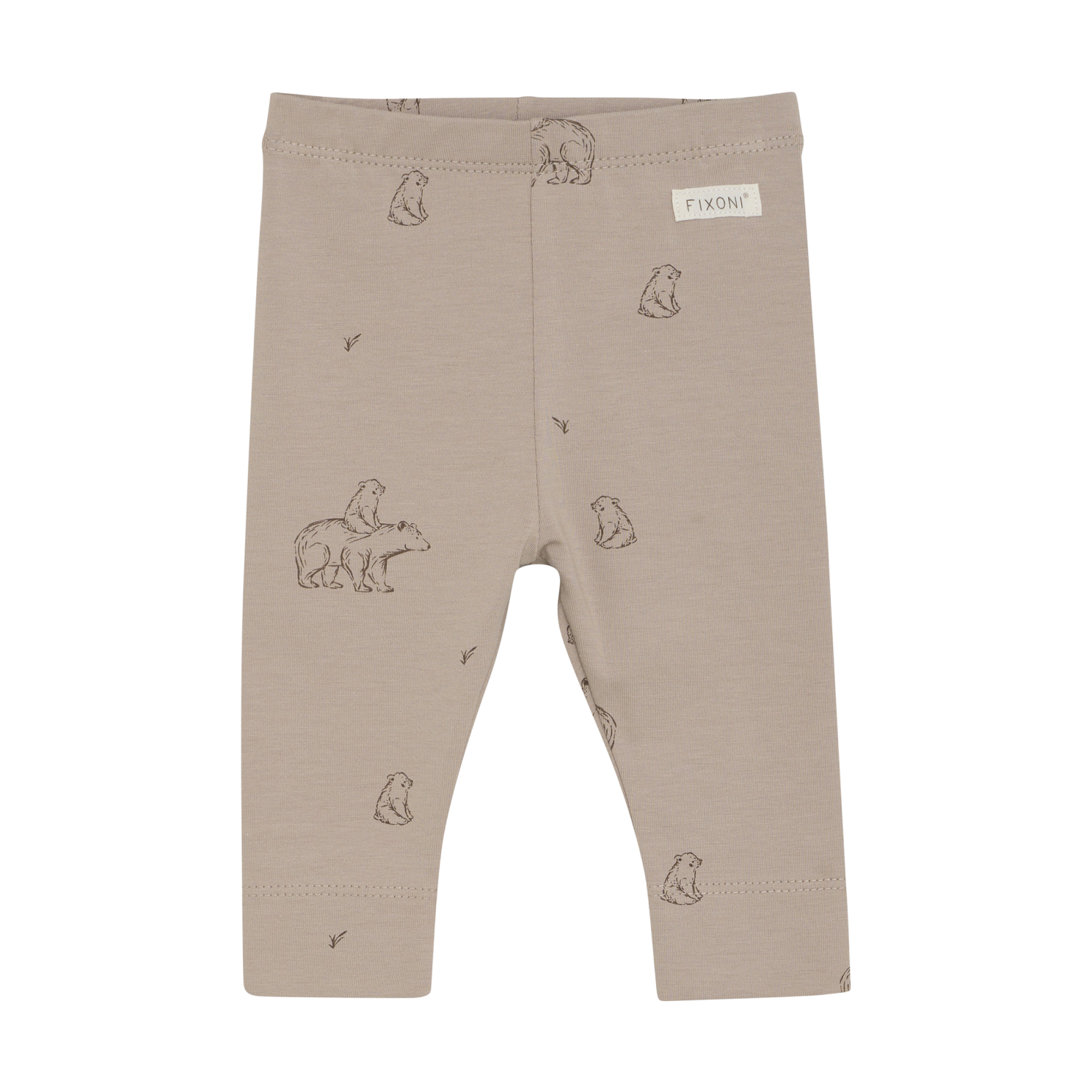 Fixoni Baby Leggings i økologisk bomuld - Mocha Meringue