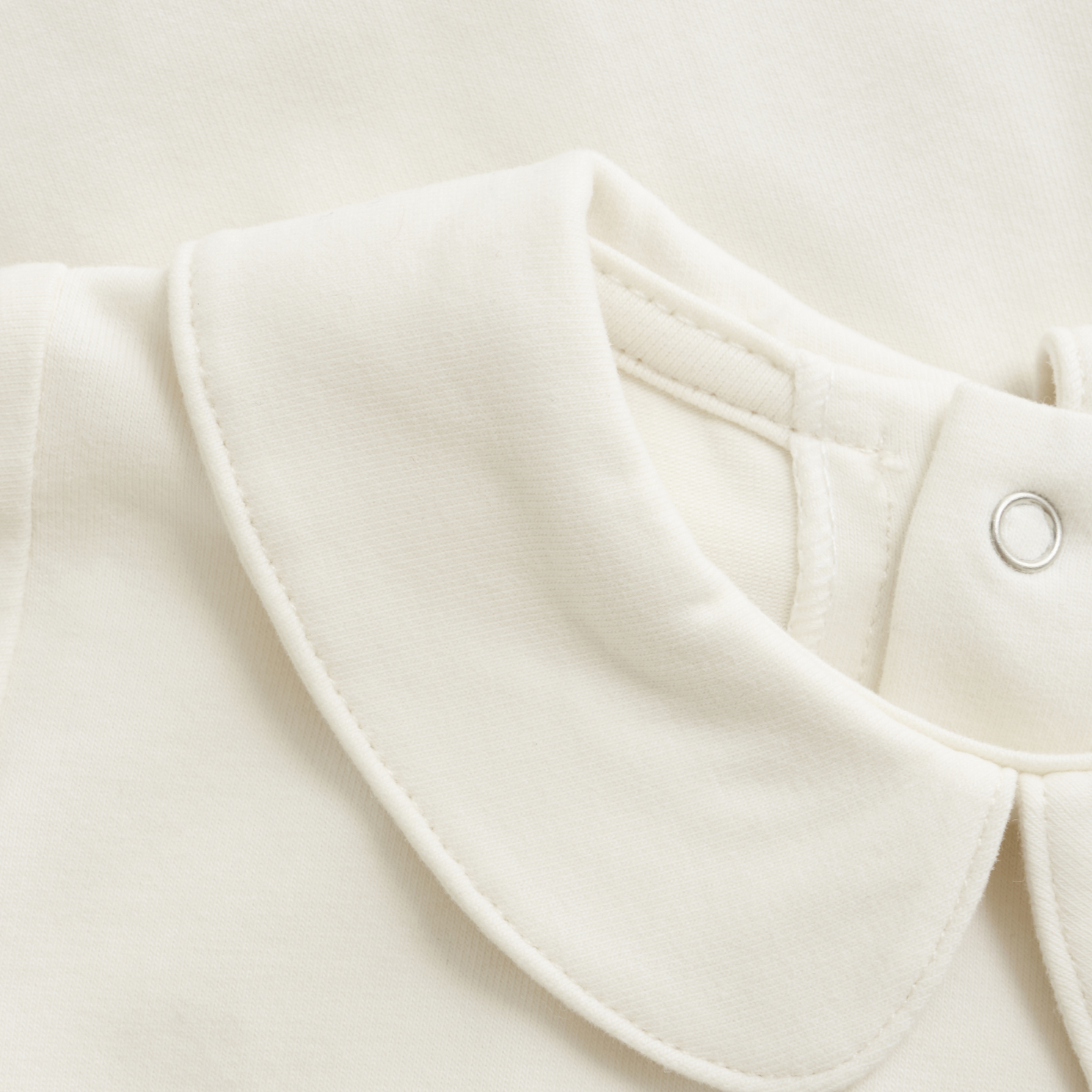 Fixoni Baby Body i økologisk bomuld - Eggnog