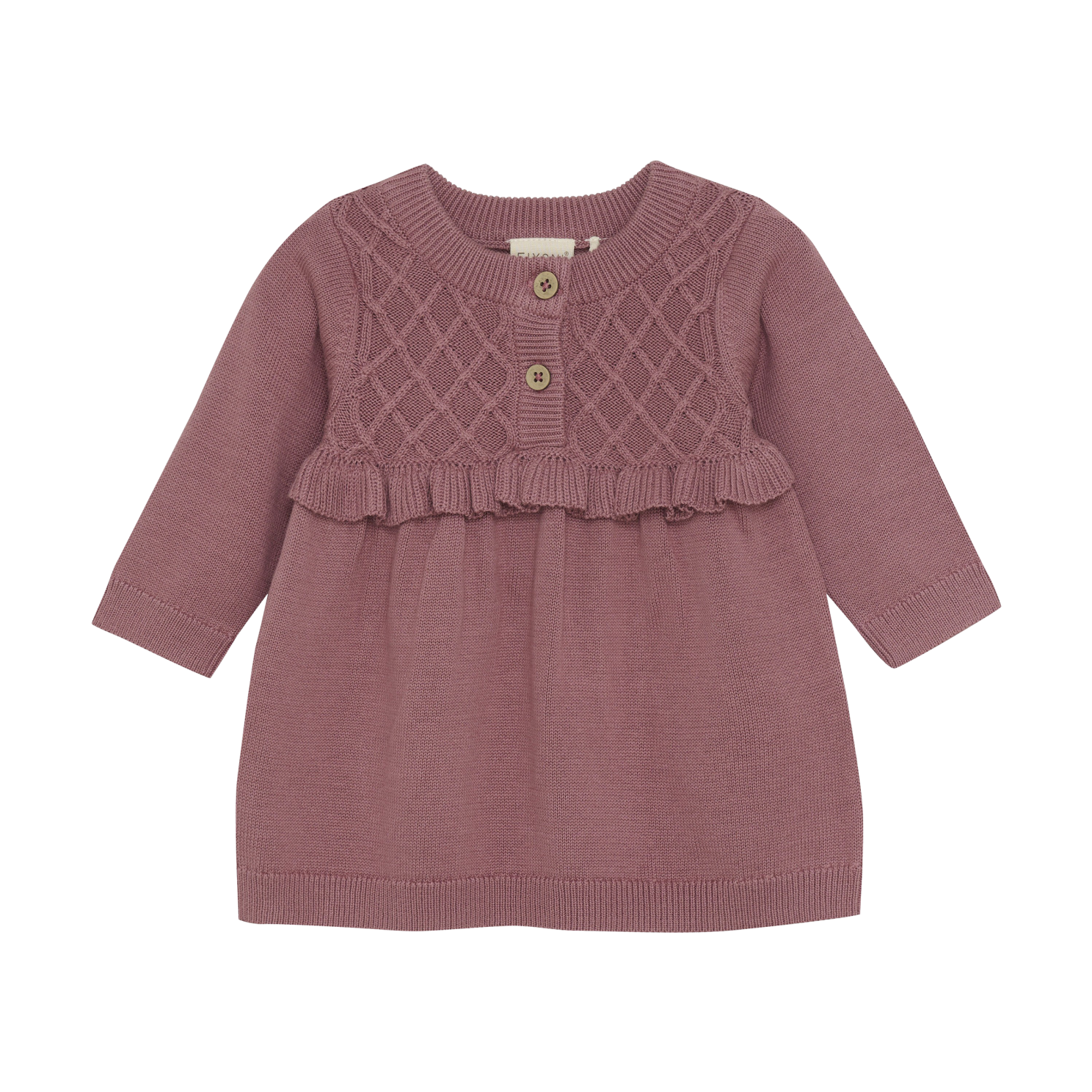 Fixoni Baby Kjole i økologisk bomuld - Wistful Mauve