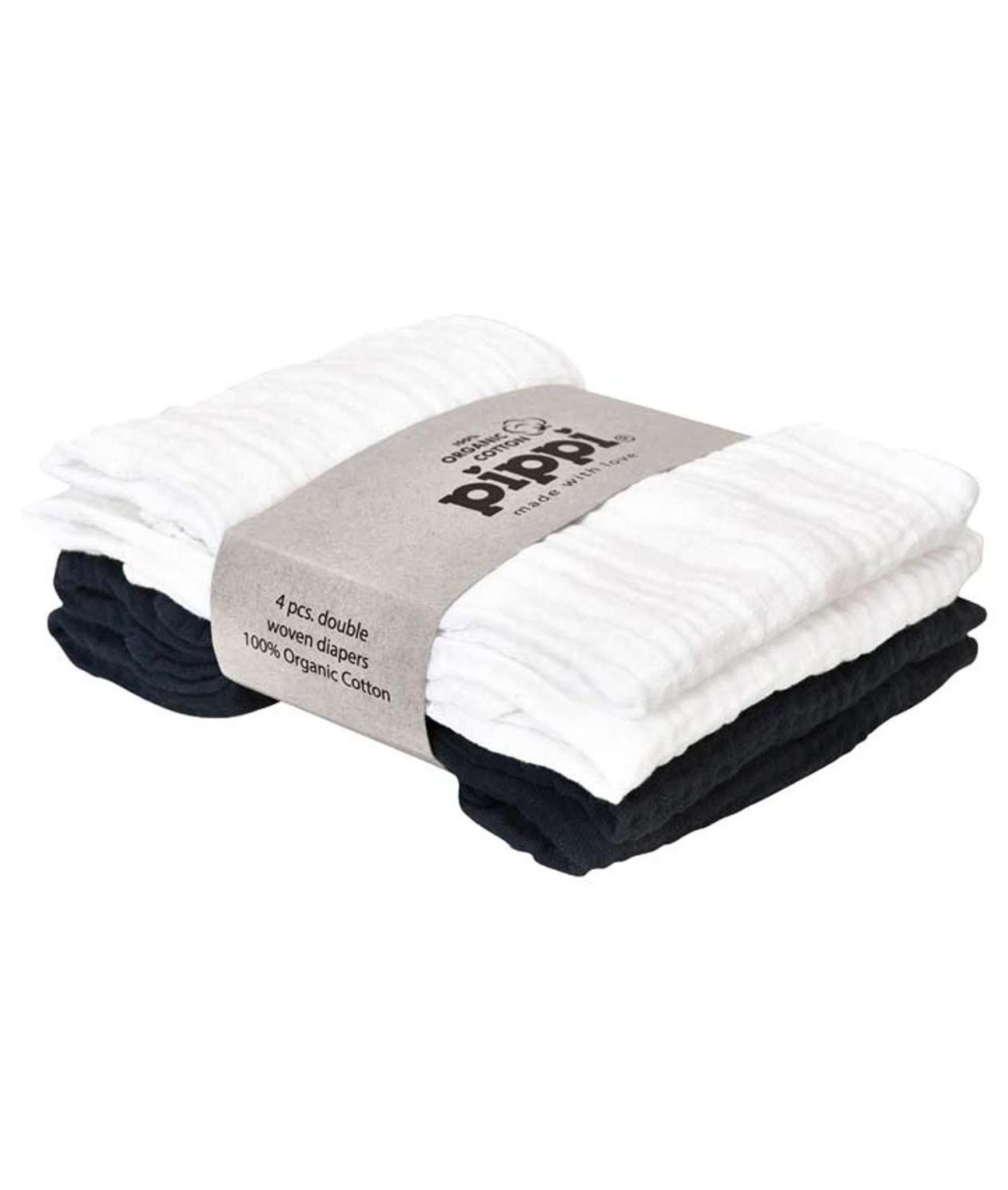 Pippi Baby Stofble i økologisk bomuld - White