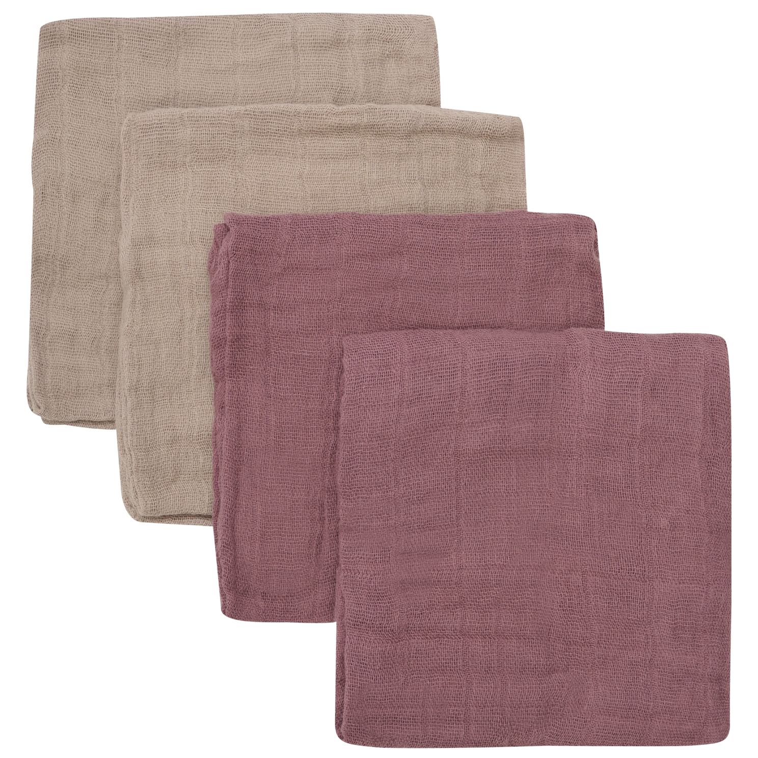 Pippi Baby Stofble i økologisk bomuld - Withered Rose