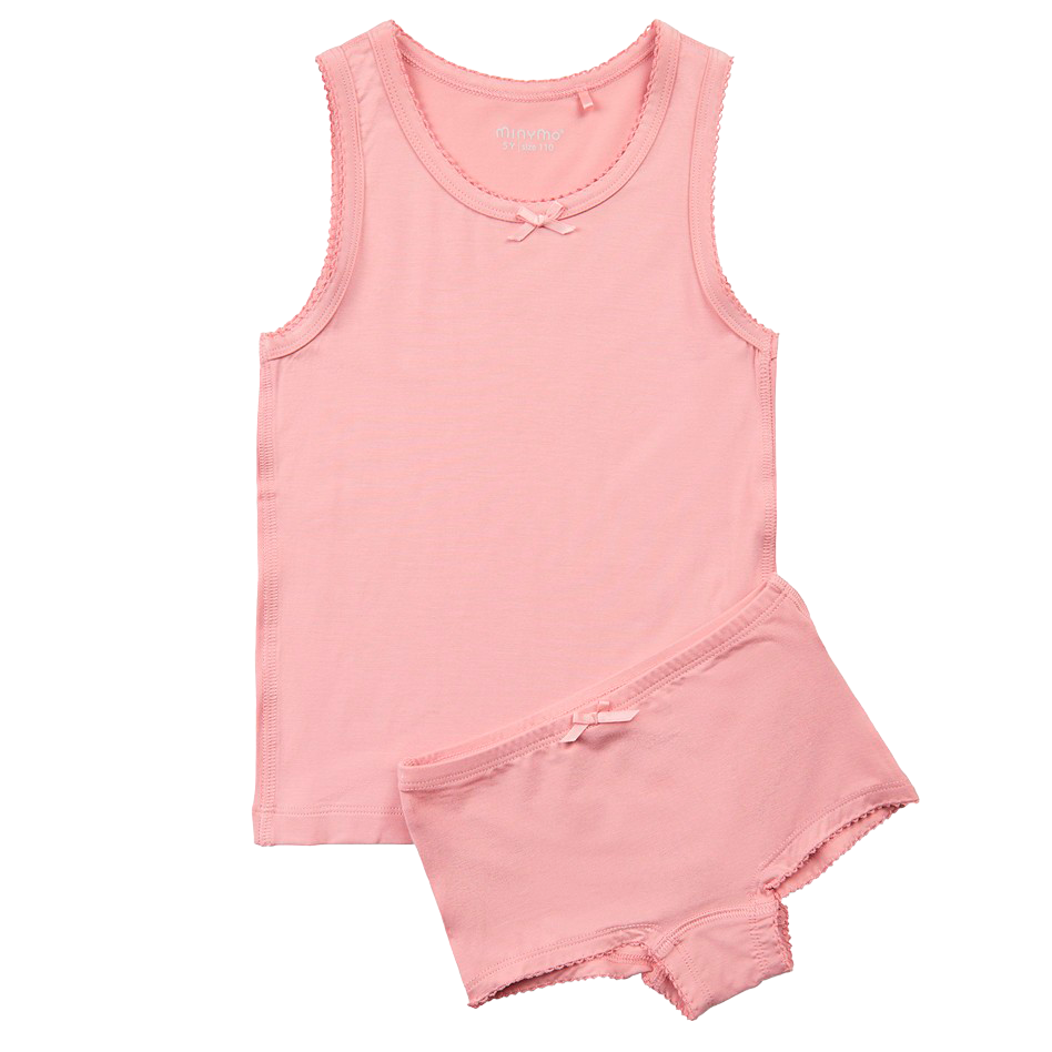 Minymo Pige Undertøjssæt - Misty Rose