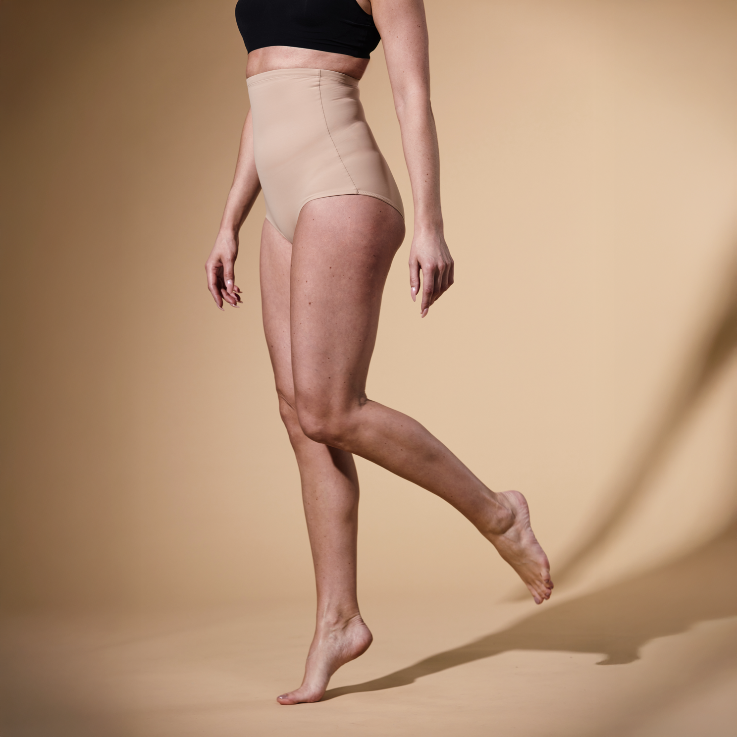 SUPPORT HERO SUPER HIGH WAIST BRIEF Dame Shapewear - Beige