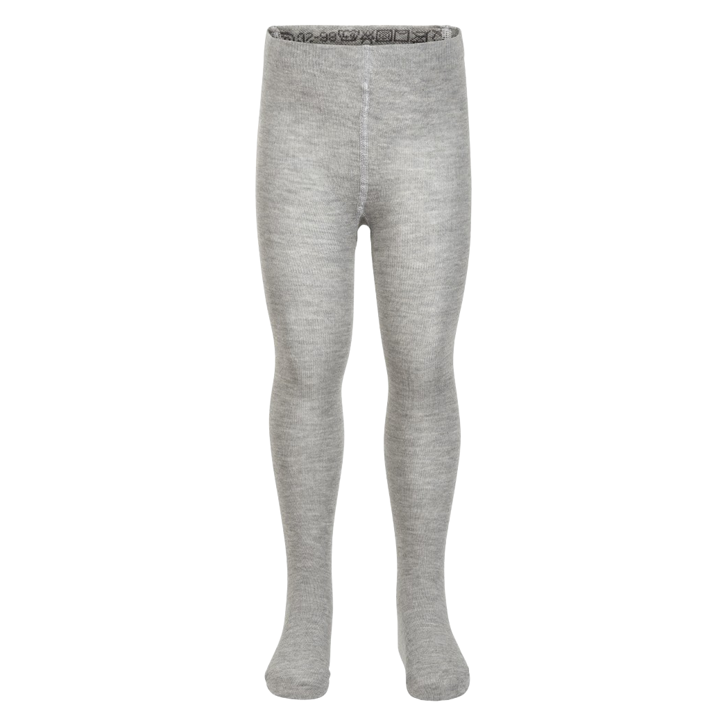 Minymo Børne Strømpebukser - Light Grey Melange