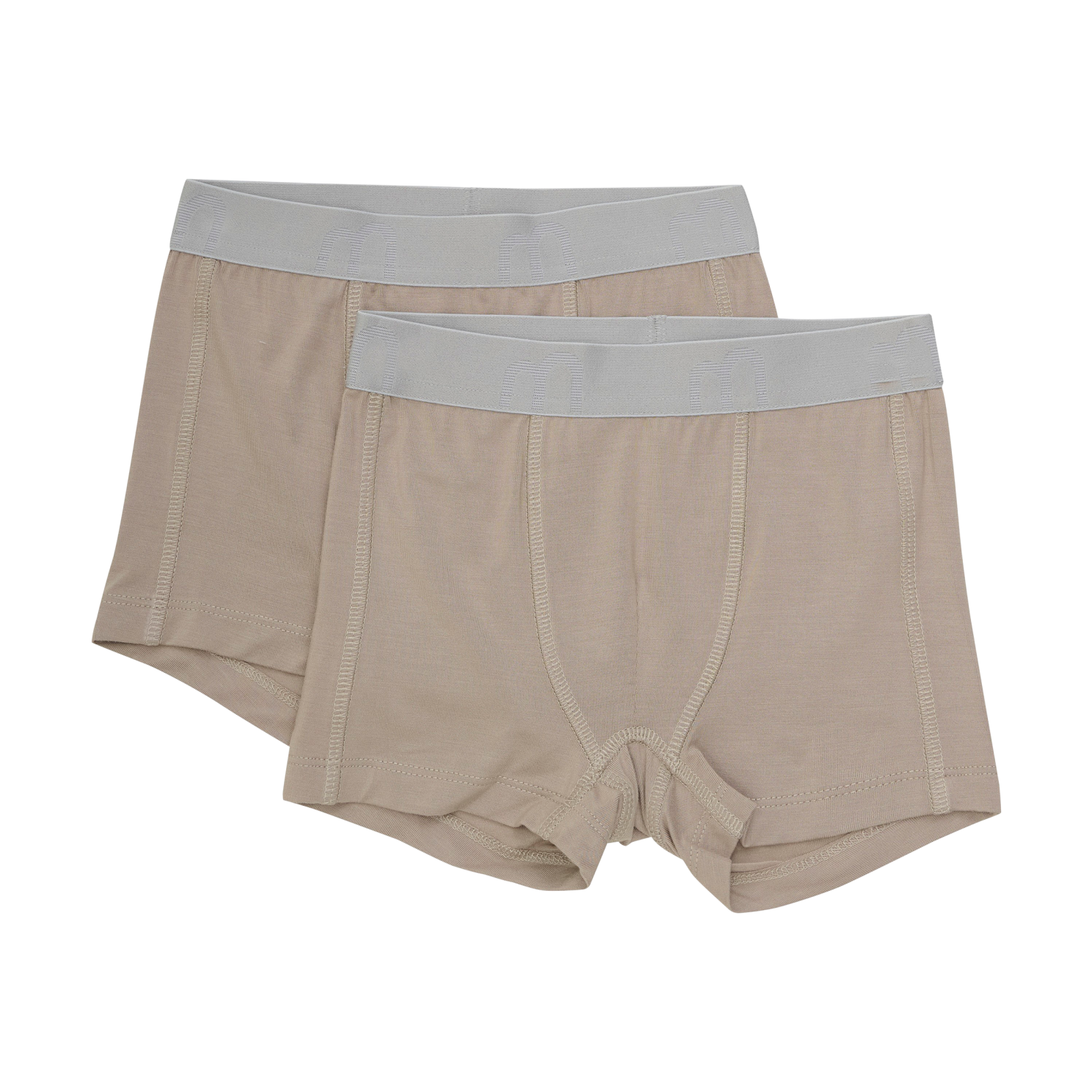 Minymo Drenge Underbukser i bambus - Simply Taupe