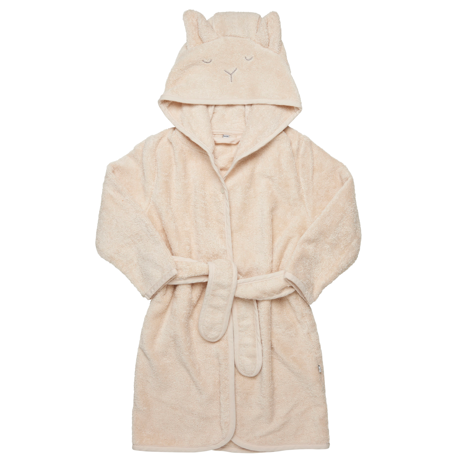 Pippi Børne Morgenkåbe i økologisk bomuld - Sandshell