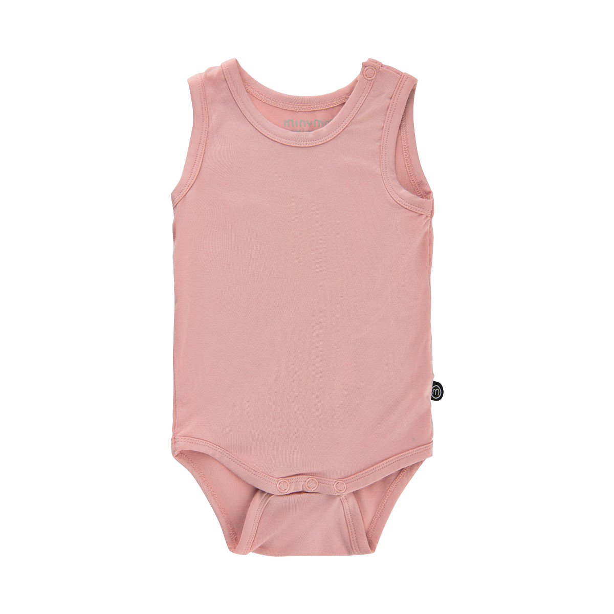 Minymo Baby Body i bambus - Misty Rose