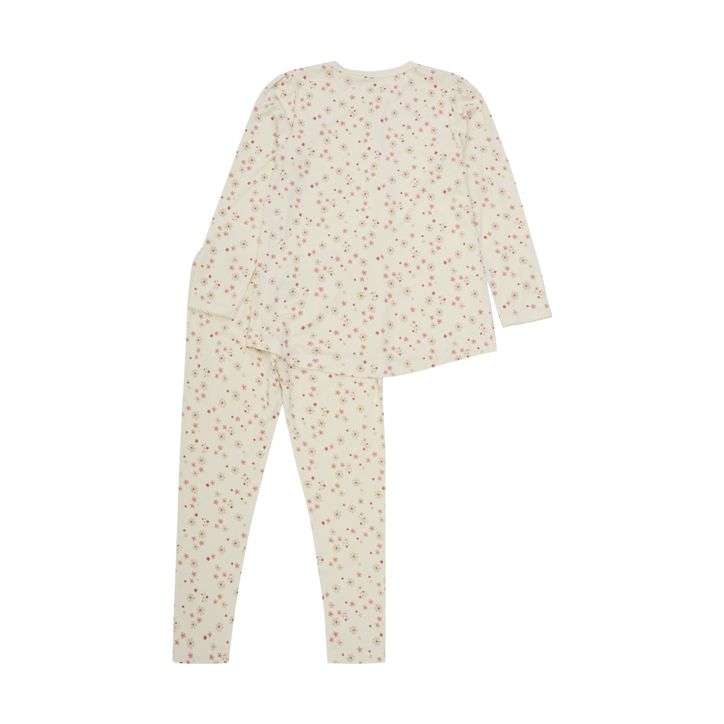 Minymo Pige Nattøjssæt i bambus - Dusty Ceder