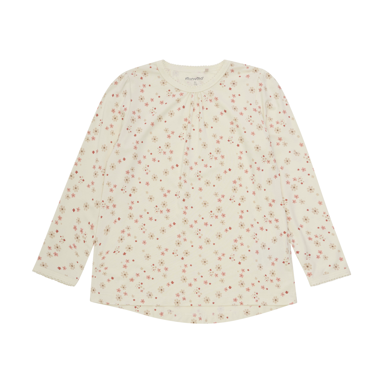 Minymo Pige Nattøjssæt i bambus - Dusty Ceder