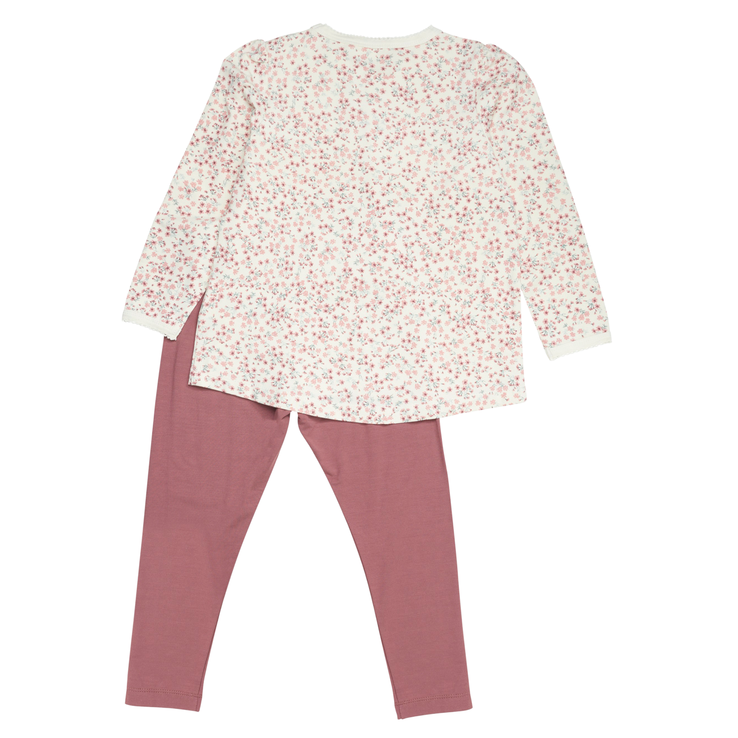 Minymo Pige Nattøjssæt i bambus - Rose Tan