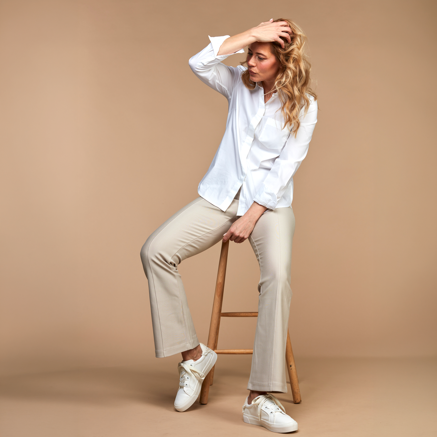 Crossbow Dame Bukser - Sand