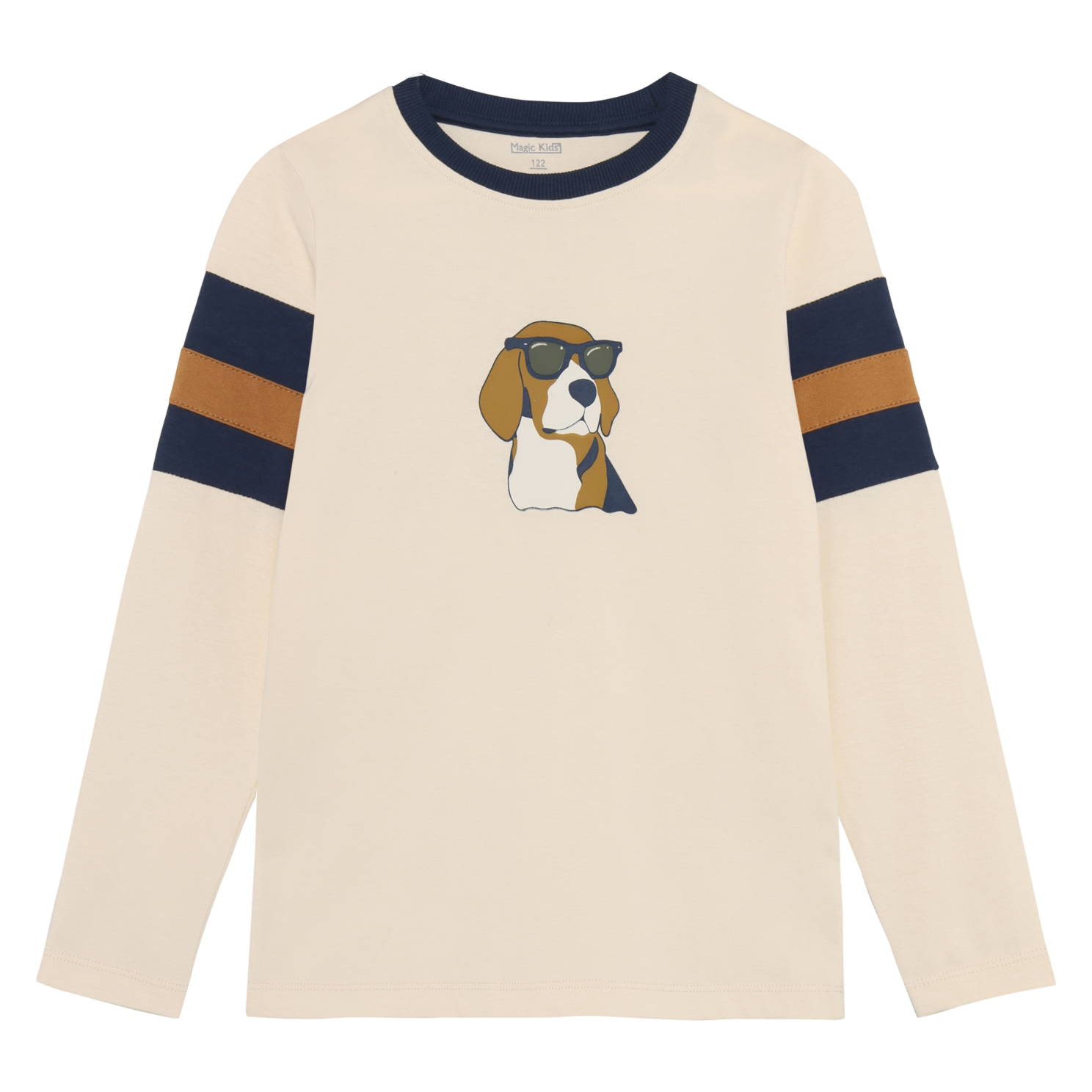 Magic Kids Drenge Langærmet t-shirt - Sandshell