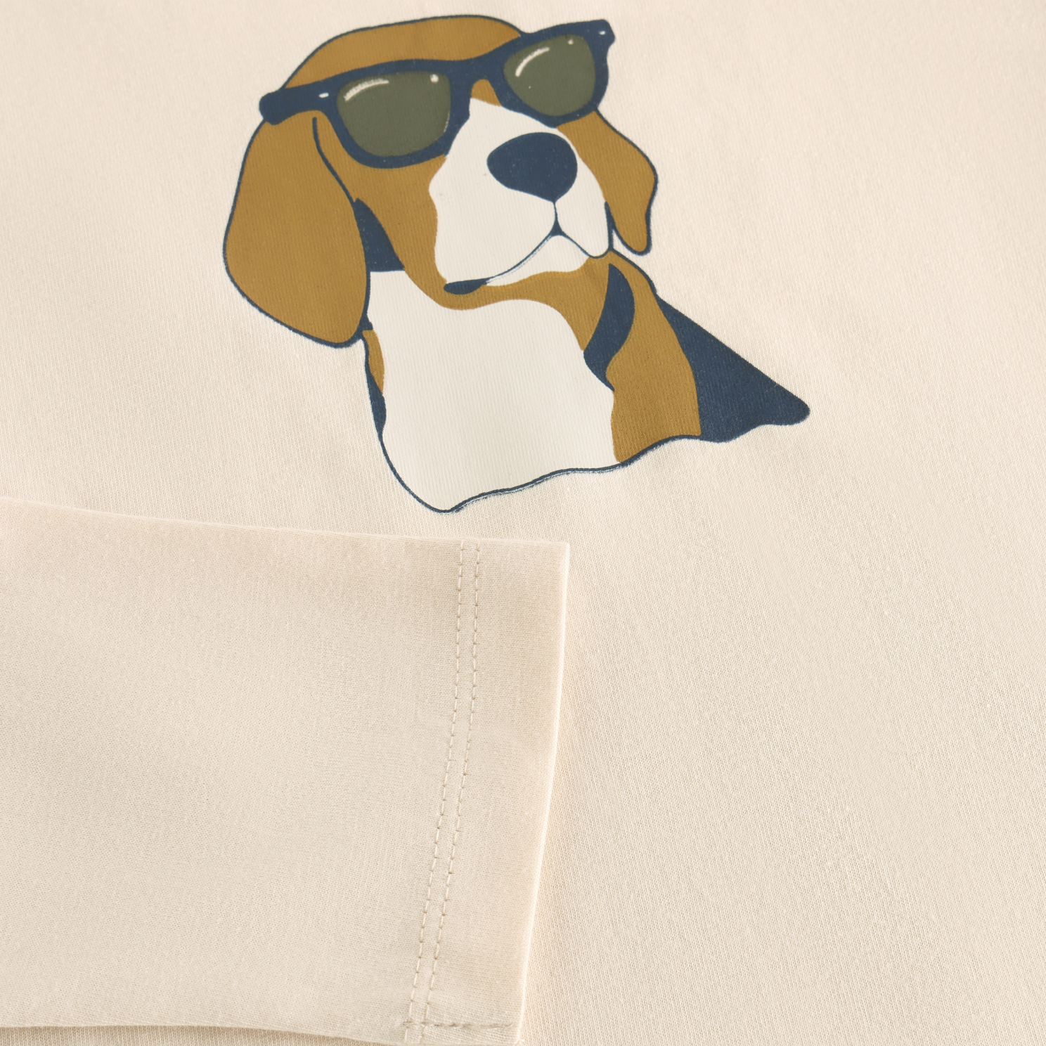 Magic Kids Drenge Langærmet t-shirt - Sandshell