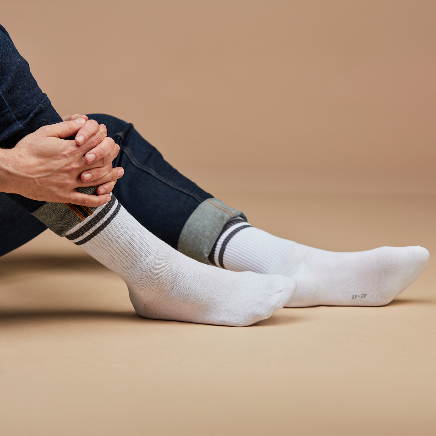 Crossbow Herre Strømper - White