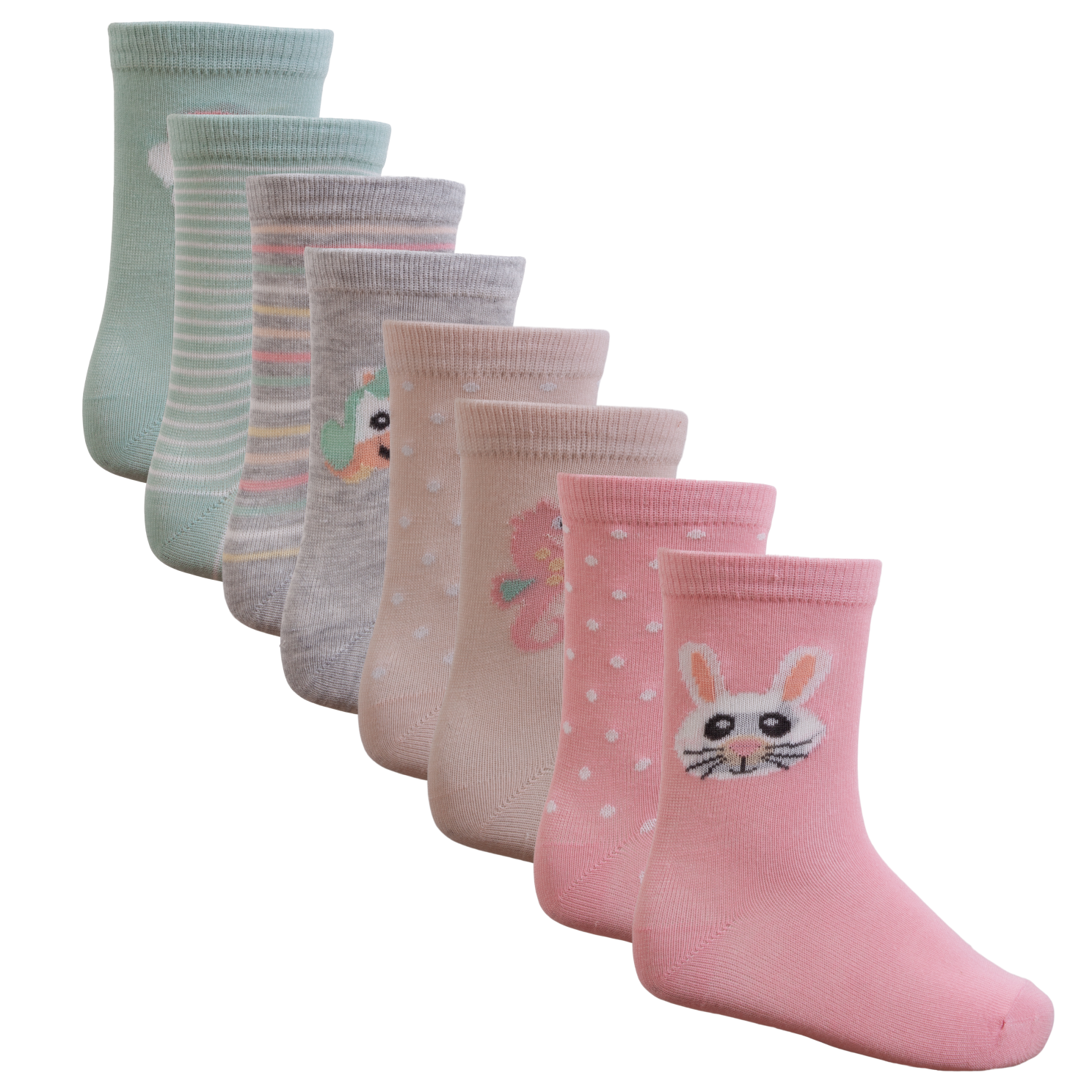 Crossbow Pige Strømper - Pastel Mix