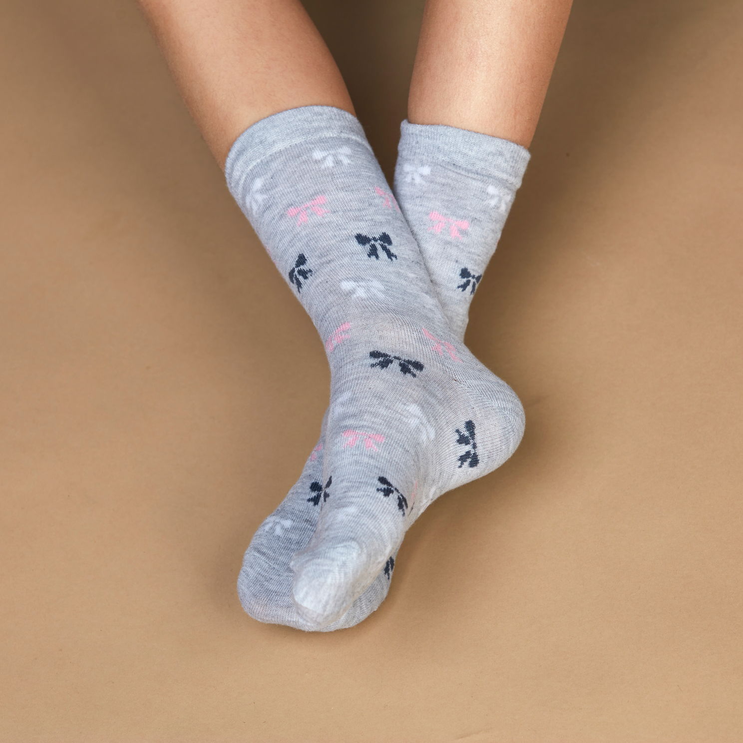 Crossbow Pige Strømper - Lysegrå Mix