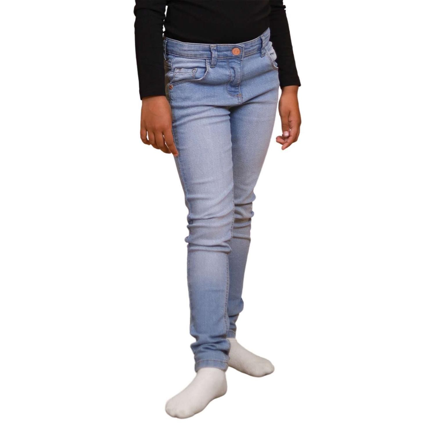 Minymo Pige Jeans i økologisk bomuld - Light Dusty Blue