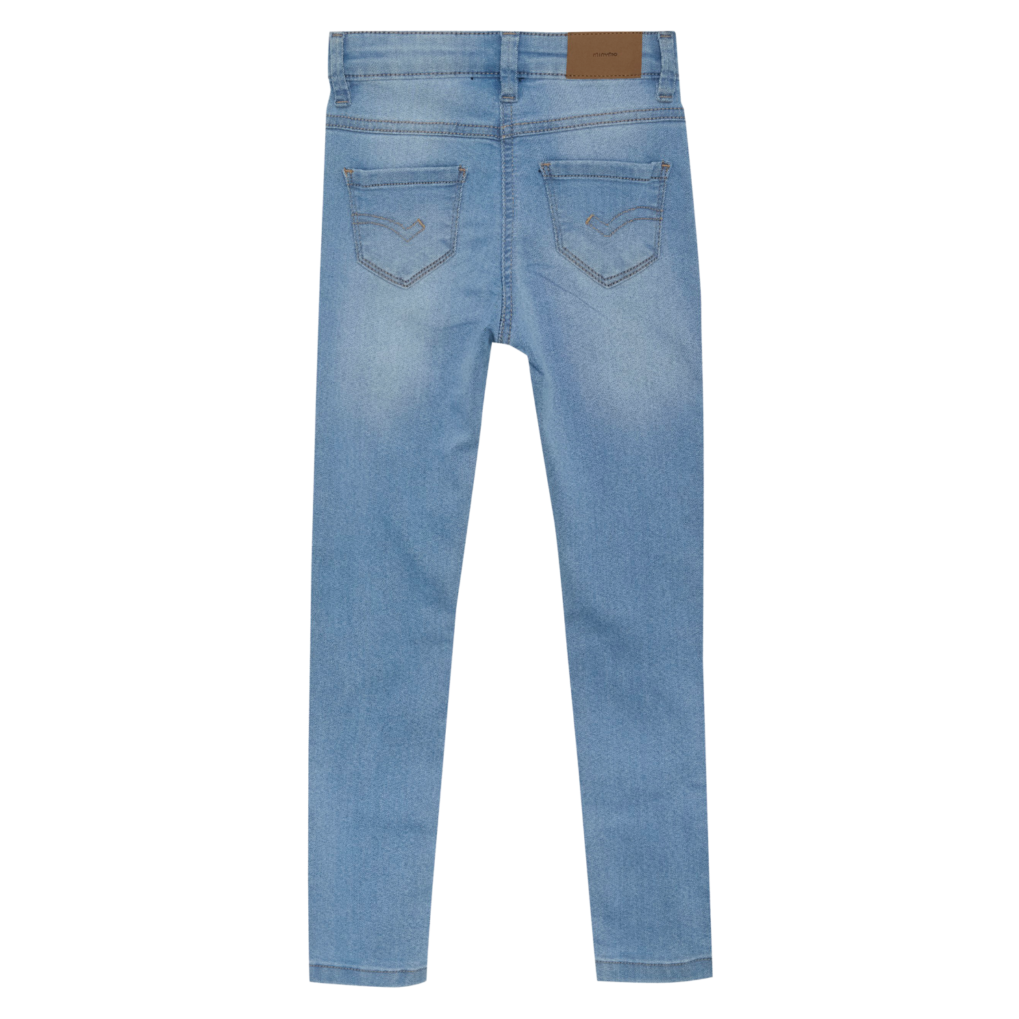 Minymo Pige Jeans i økologisk bomuld - Light Dusty Blue