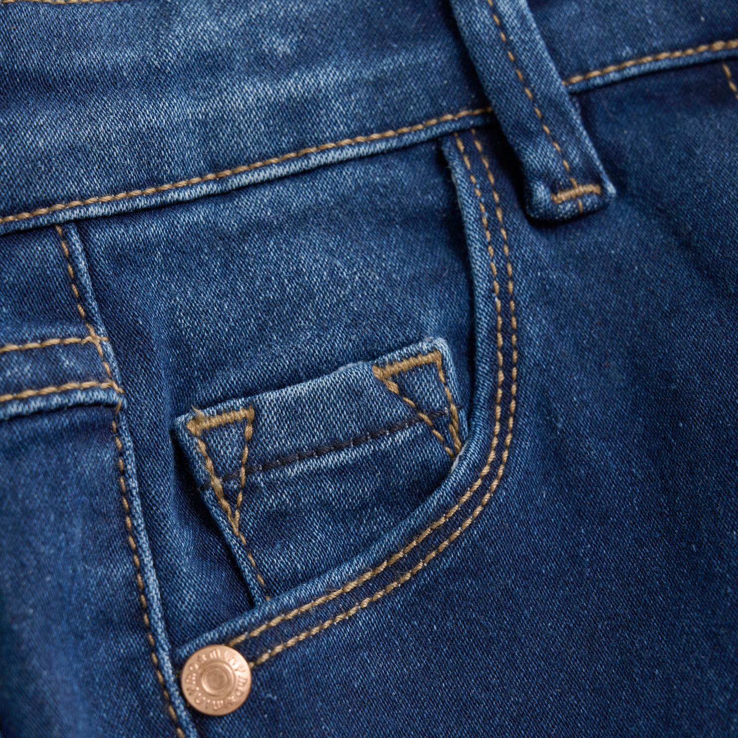 Minymo Pige Jeans i økologisk bomuld - Denim